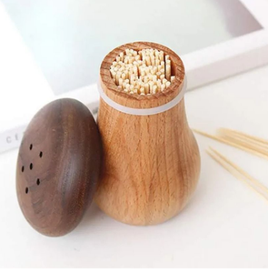 Vente en gros de porte-cure-dents en bois sur mesure, boîte cubique, conteneur de rangement pour la maison et les restaurants à bas prix - Product Image 4