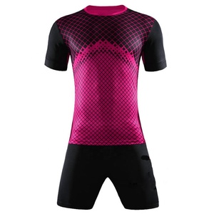 Conjuntos de Camisetas de Fútbol para Hombre Sublimadas Personalizadas al por Mayor, de Secado Rápido, 100% Poliéster, Alta Calidad, Diseño Personalizado para Adultos, OEM - Product Image 1