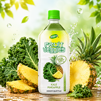 Hoogwaardige gearomatiseerde kale ananas 1000ml fles natuurlijke verse ingrediënten laag suikergehalte fabriek Vietnam groothandel