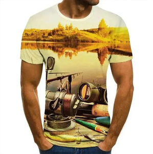 เสื้อยืดแฟชั่นทรงโอเวอร์ไซส์ ผ้าถักผสมสแปนเด็กซ์/โพลีเอสเตอร์ สวมใส่สบาย เหมาะสำหรับกีฬา เดินป่า ล่าสัตว์ ตกปลา ป้องกันแสงแดด UPF 50 แห้งเร็ว - Product Image 4