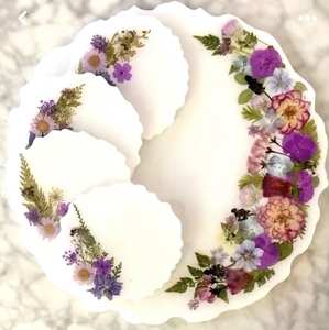 Juego de posavasos artísticos de resina hechos a mano para decoración de mesa, protección de bebidas y accesorios elegantes para el interior del hogar. - Product Image 5