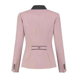 Chaqueta de competición ecuestre para mujer al por mayor, diseño nuevo 2026, cómoda, con cuello de diamantes de imitación, ligera - Product Image 2