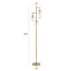 Lámpara de Pie Industrial Vintage de Metal Negro con Pantalla de Jaula para Interiores Estilo Loft - Product Image 3