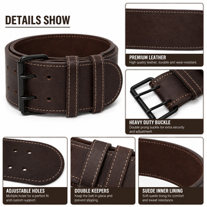 Ceinture de musculation réglable offrant un ajustement sûr, un soutien solide et des performances confortables pour la musculation et la remise en forme quotidiennes. - Product Image 5