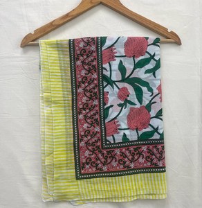 2025 Women's Customized Cotton Beachwear Cover-Up Sarong with Breathable Eco-Friendly Quick Dry Features Tassels Printed Designs - Product Image 1