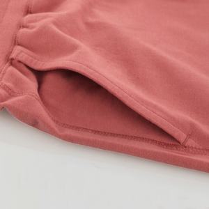 Pantalones cortos holgados de algodón 100% con cintura elástica y cordón para correr, shorts para correr al aire libre - Product Image 2