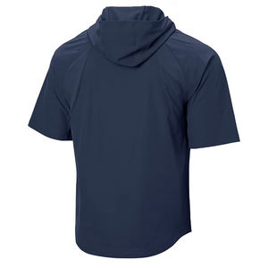 Veste de baseball haute performance en tissu polyester et élasthanne, style urbain, légère, couleur unie, pour hommes - Product Image 2