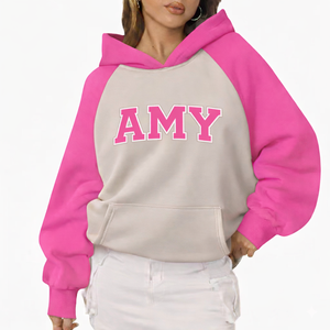 Sudadera Larga Oversize para Mujer, de Forro Polar para Invierno, Estilo Holgado, Ropa Urbana Informal, Sudadera Cálida de Mezcla de Algodón, Prenda Cómoda y a la Moda - Product Image 1