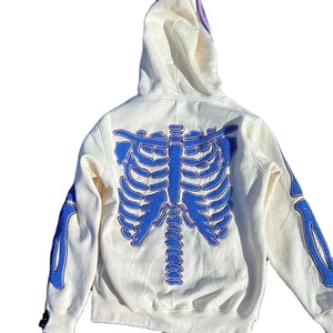 Sudaderas con Capucha Blancas de Algodón 100% para Sublimación, Estilo Vintage Lavado, Personalizadas de Alta Calidad, al por Mayor, Sudadera con Capucha Extra Grande con Lavado Ácido para Mujer - Product Image 3