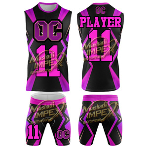 เสื้อเจอร์ซีย์คอเต่าแบบสวม 7 ต่อ 7 รุ่น Pure Youth Custom Full Sublimation Lightning ลายหัวกะโหลก สไตล์สตรีทแวร์ สำหรับฟุตบอลแบบ Flag Football - Product Image 4