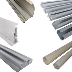 Perfil de Aluminio para Muro Cortina 6063-T5, Sistema Estructural con Diseño de Matriz de Precisión, Acabado de Superficie Avanzado - Product Image 1