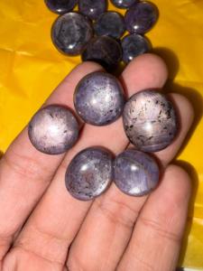 Rubí Estrella Roja Natural, Cabujón Ovalado, Piedras Preciosas Sueltas, Color Pulido con Efecto de Juego de Color, Varios Tamaños (10mm, 14mm, 7mm) para Joyería - Product Image 5