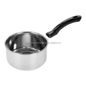 Casserole en acier inoxydable, casserole à lait avec poignée en bakélite, plusieurs tailles disponibles, meilleure qualité - Product Image 1