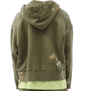 เสื้อฮู้ดผู้ชายคุณภาพสูงขายส่ง สไตล์สตรีทแวร์ แฟชั่นทันสมัย เสื้อฮู้ดผู้ชายแบบสวม - Product Image 3