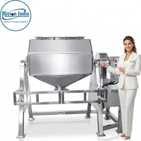 Mélangeur octogonal en acier inoxydable Micron India pour produits chimiques, poudres alimentaires et granulés, capacité 500L, 440V, 5kW, moteur automatique