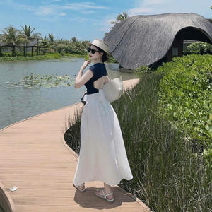 Conjunto de dos piezas de verano para mujer, ropa cómoda, natural, a la moda, lavable, con empaque personalizado del fabricante de Vietnam. - Product Image 5