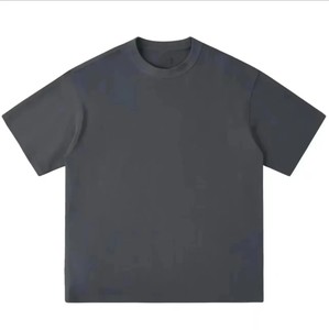 Camiseta de Manga Corta para Hombre, Cuello Redondo, Negra, Corte Regular, 100% Algodón Jersey, Color Liso, Tejido Liso Teñido, OEM ODM 2026 - Product Image 5