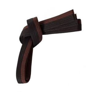 BJJ Ranking Belt Brazilian Jiu Jitsu Training Cotton Material Black Bar Design Custom Logo Professional BJJ Belts - Product Image 2