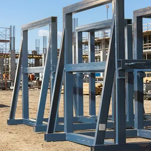 Steel Frame Structure Square Gray Industrial Warehouse Durable Coated Metal Building Material - Product Image 3