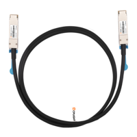Kabel Serat Optik Twinax Tembaga Pasif QSFP56 ke QSFP56 212.5Gbps
