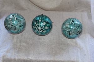 JBM Handmade Plastic Green Lemon <b>Christmas</b> Ball 6cm Painted Environment-Friendly Hanging Decoration <b>Boxed</b> Mall Decorations - Product Image 6