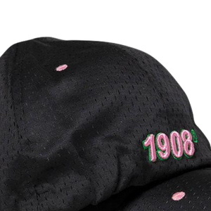 Gorra Flexfit de 3 Letras AKA Negra, Gorra de Béisbol de Alto Rendimiento, Bordada con el Logotipo de la Hermandad Griega, para Mujer, Uso en Exteriores - Product Image 5