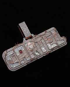 Colgante de Moissanita con Nombre Personalizado, Diseño Único, Chapado en Rodio, Plata de Ley 925, Color VVS/D, Estilo Hip Hop, para Hombres y Amantes de la Moda - Product Image 2