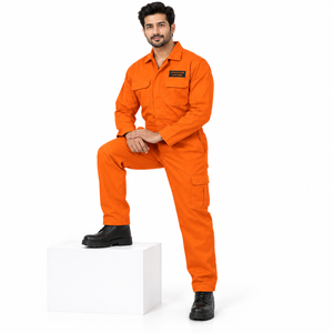 Combinaison de sécurité industrielle résistante aux produits chimiques, aux acides et aux flammes, 100% coton, non ignifuge, pour l'agriculture - Product Image 2