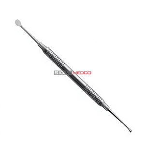 Premium Quality Bone Curette 2/4 Periosteal Elevator Manual Ergonomic Hollow Handle Dental Surgical Instrument German Stainless - Product Image 2