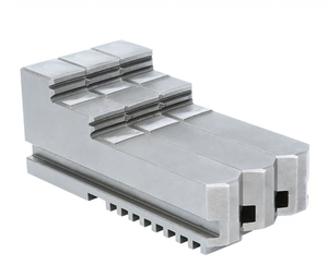 YTUM marca 200mm K11 200 <span class=keywords><strong>Chuck</strong></span> Jaws <span class=keywords><strong>CNC</strong></span> torno <span class=keywords><strong>Chuck</strong></span> con altura añadida mordazas duras interior y exterior, Manual <span class=keywords><strong>Chuck</strong></span> 3 mordazas - Product Image 3
