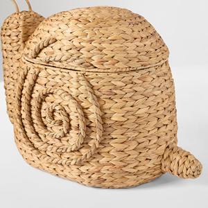 Cesta de jacinto de agua tejida en forma de caracol, cesta de almacenamiento hecha a mano, venta al por mayor, ecológica, hecha en Vietnam - Product Image 3