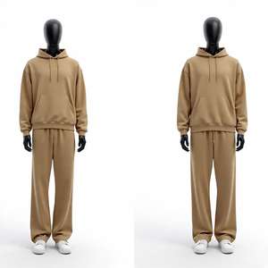 Sweat à capuche en coton épais personnalisé pour hommes unisexe hiver confortable élégant Streetwear survêtements sweatshirts fabricant de vêtements - Product Image 1