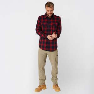 Camisa de Franela Unisex con Estampado Personalizado, Teñida con Hilo, Corte Regular, Manga Larga, Estilo Casual de Verano para Hombre, Transpirable, con Botones - Product Image 2