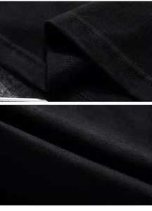 Bangladesh China Factory Price Custom Logo Embroidery 180g CVC <b>short</b>-<b>sleeved</b> round neck breathable <b>short</b>-<b>sleeved</b> T-<b>shirt</b> - Product Image 5