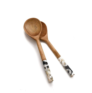 Modern hand Painted Wooden Server Spoon For Party <b>Wedding</b> Event Table Decoration & Food Server Spoon - Product Image 3