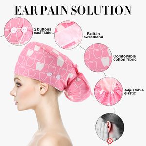 Doctor Hats Unisex Surgical <b>Scrub</b> <b>Caps</b> Nurses Professional Quick Dry Breathable Comfortable Hair Protection Medical Use Worsted - Product Image 2