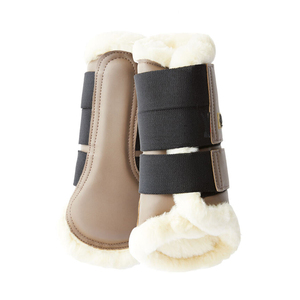 Botas de Neopreno para Caballos, Botas de Protección para Patas con Forro de Piel, Equipo Ecuestre para Montar a Caballo, Equipo Veterinario Equino - Product Image 4