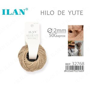 Hilo de Yute Natural de 2 mm y 50 g para Manualidades - Product Image 1