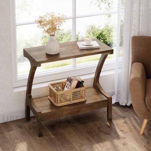 Modern Wooden Coffee <b>Table</b> <b>with</b> Storage <b>Shelf</b> for Living Room Home Furniture - Product Image 1