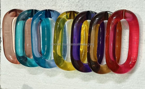 Handmade Resin Link Chain, Colorful Decorative Resin Chain for Home Decor, <b>Wall</b> Hanging, Table <b>Decoration</b> and Creative Interior - Product Image 6