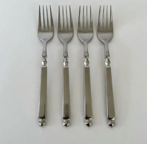 Tenedores de Comedor de Estilo Tradicional con Mango Decorativo, Cubertería para Restaurantes de Alta Cocina, Juego de Tenedores de Mesa de Metal Refinado - Product Image 5