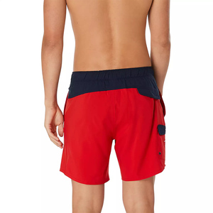 100% Polyester Athletic Running Men's Swim Trunks <b>Bathing</b> Mesh Lining Swimwear Beach Shorts with Pockets - Product Image 6