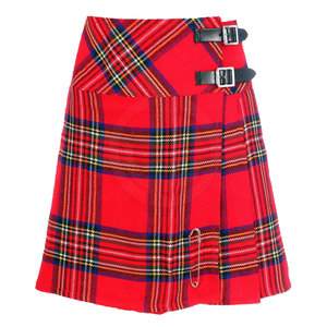 High Quality Solid Breathable Casual Stylish Durable Knee-Length <b>Women's</b> <b>Tartan</b> Kilt <b>Skirts</b> for Fashion - Product Image 1