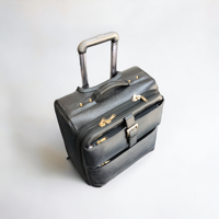 Valise à roulettes en cuir véritable avec poignée réglable Fabrication en usine OEM Taille personnalisée disponible Produit tendance Cabine