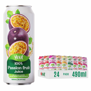 Pour VINUT 100% jus de fruits aromatisé 500ml échantillon gratuit de marque privée sans sucre prix d'usine du Vietnam - Product Image 1