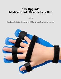 Wholesale Silicone Resting Hand Splint Hand <b>Training</b> Support Adjustable Finger Splint Separator With With Strap - Product Image 6