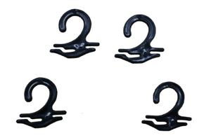 Perchas duraderas de plástico PP y ganchos ecológicos delgados Fabricante de Vietnam Suministro OEM/ODM para calcetines y tiendas minoristas - Product Image 3