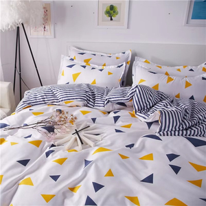 Parure de lit moderne à imprimé géométrique en coton 400TC, lavable toutes saisons, pour la maison - Product Image 4