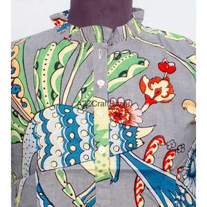 Camiseta de Punto Hecha a Mano 100% Algodón, Estilo Coreano, para Mujer, Verano/Primavera, Informal de Oficina, Transpirable, Manga Larga, Cuello Redondo, Estampado Floral, Moderna - Product Image 3