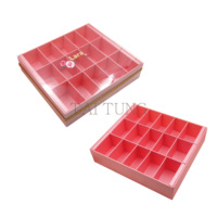 Boîtes d'emballage personnalisées en papier pour 2 à 15 compartiments de biscuits, chocolats, macarons.